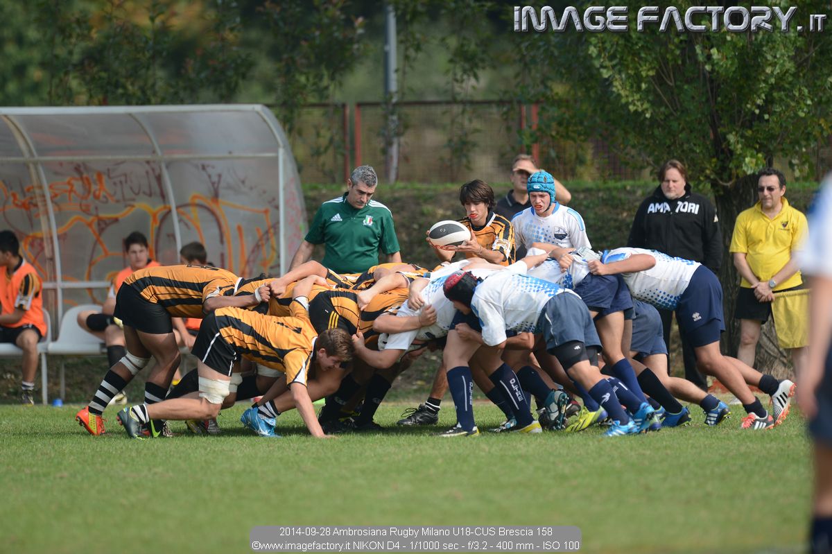 2014-09-28 Ambrosiana Rugby Milano U18-CUS Brescia 158